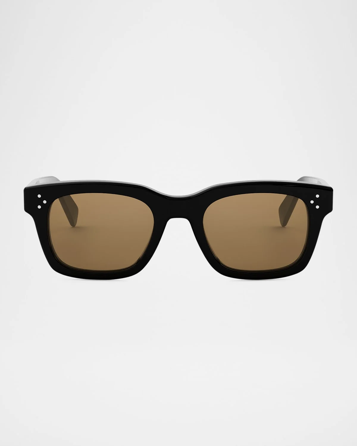 Men's Bold 3-Dots Nylon Rectangle Sunglasses - 1