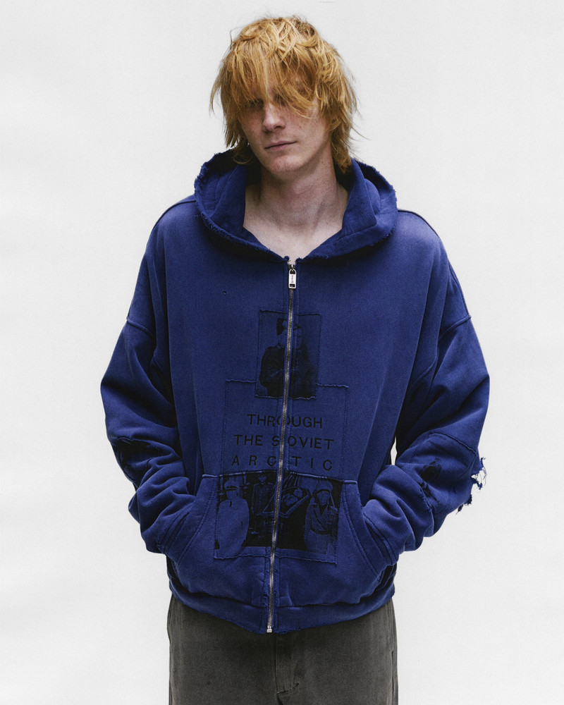 SOVIET ARCTIC ASSEMBLAGE ZIP HOODIE 3