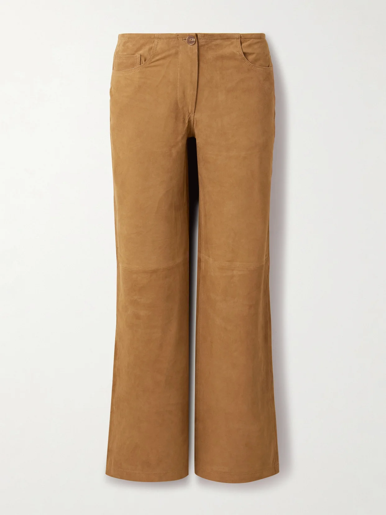 Jenny Suede Wide-leg Pants - 1