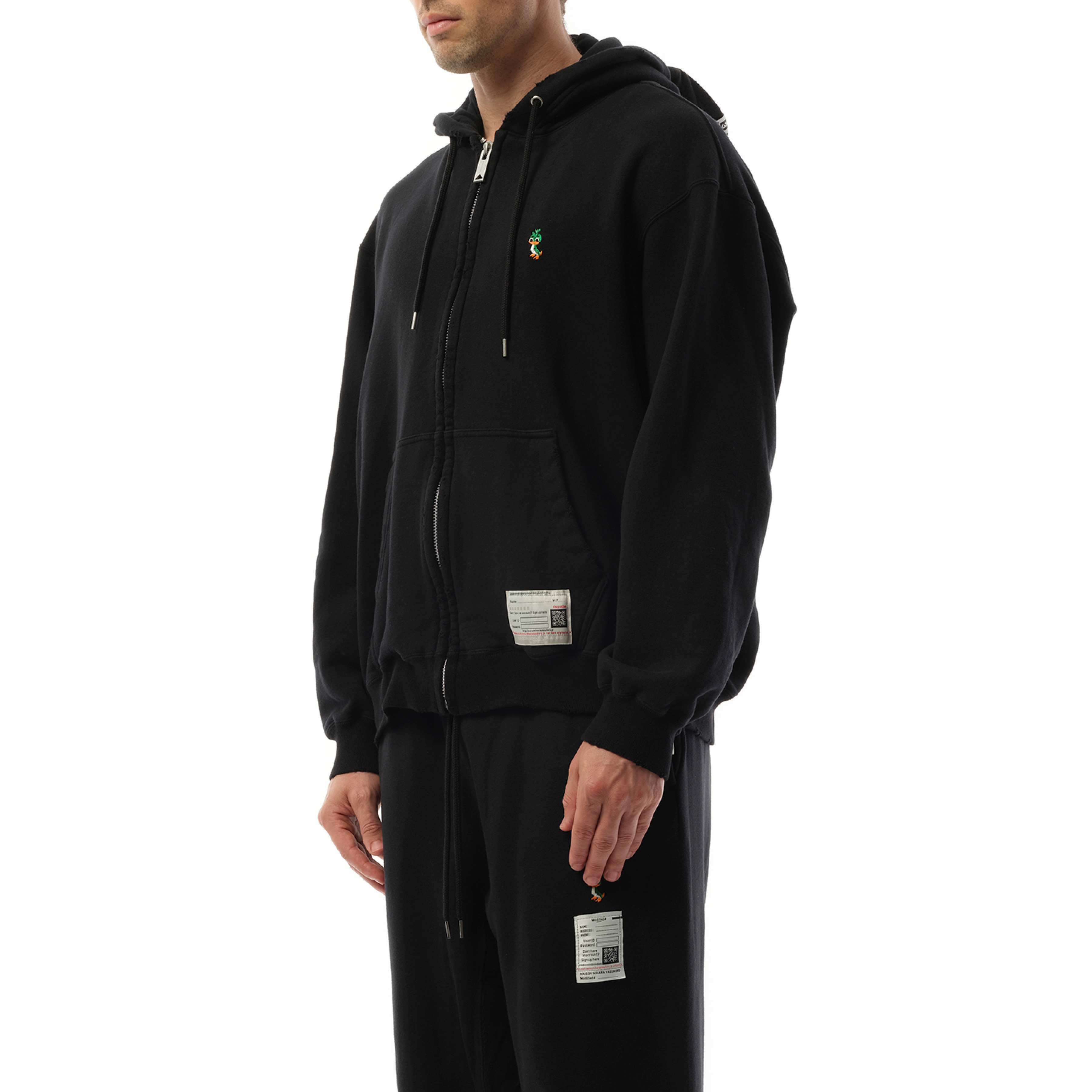 Cap Combined Parka in Black - 5