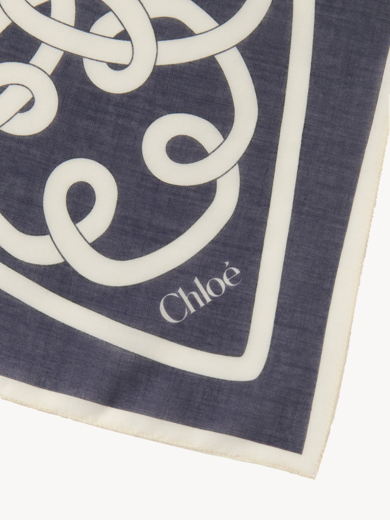 Chloé THE CHLOÉ ICONIC PRINT SCARF IN COTTON & SILK outlook