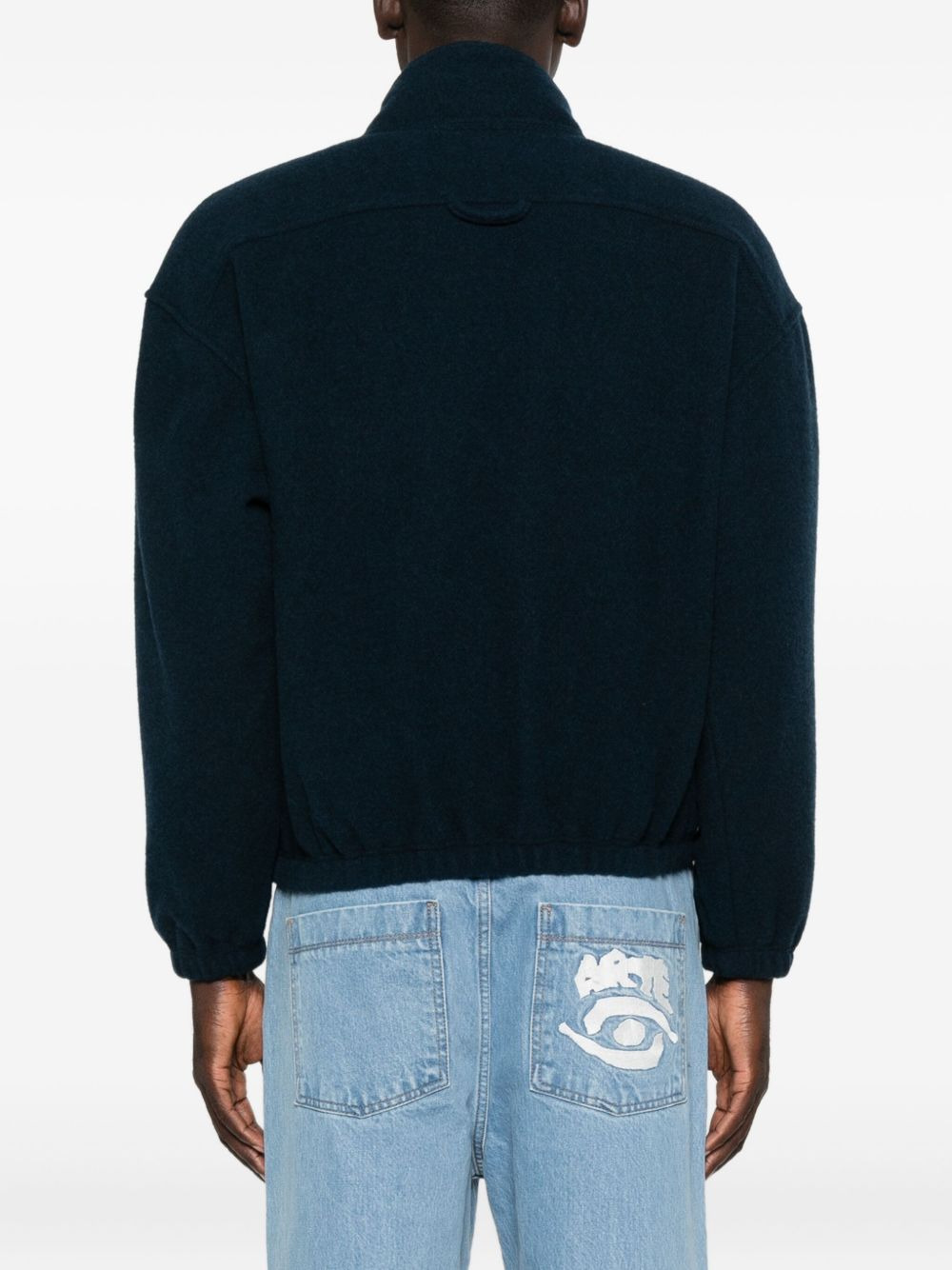 zip-pocket wool sweater - 4