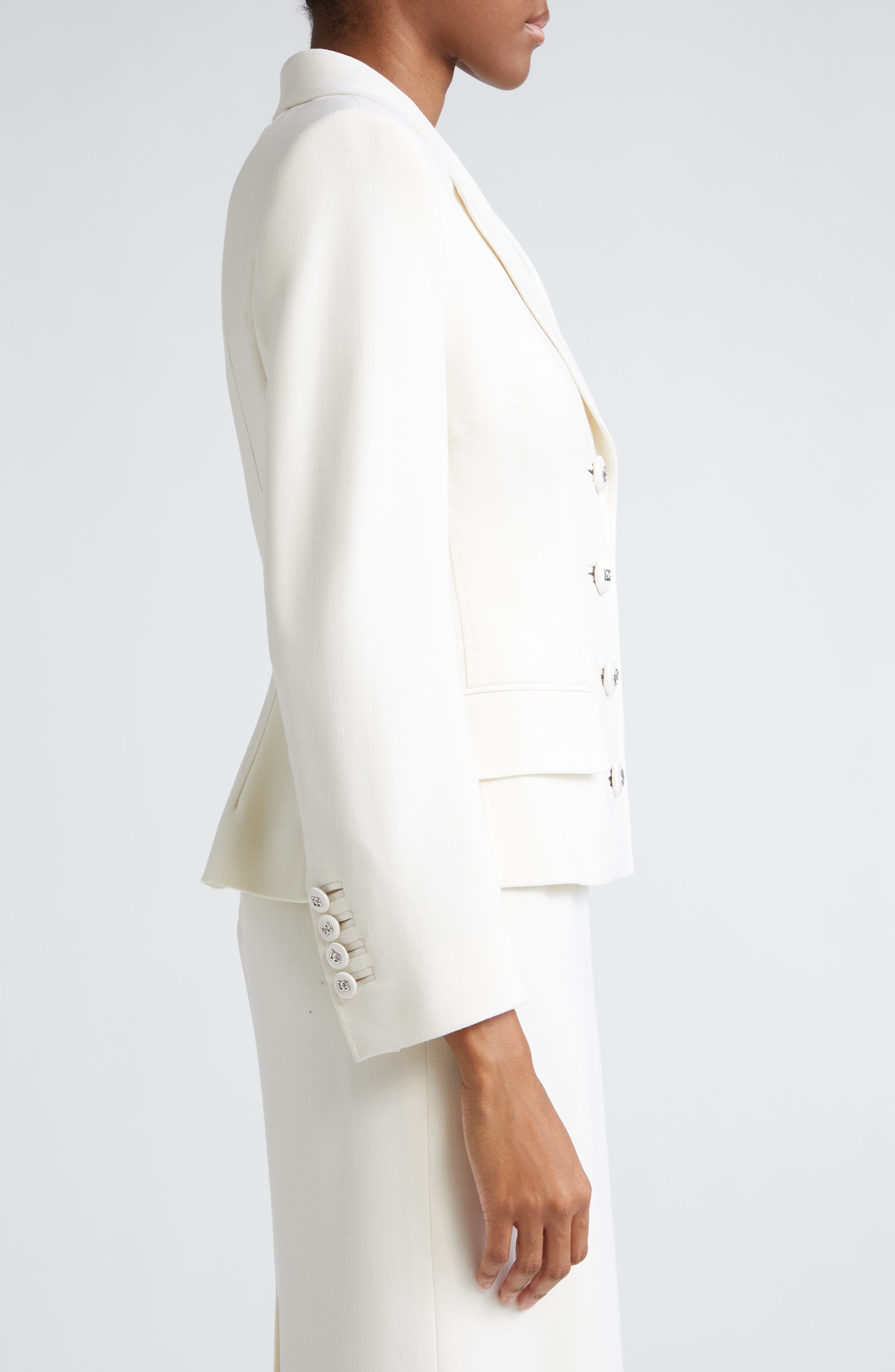 Stretch Wool Blazer - 4