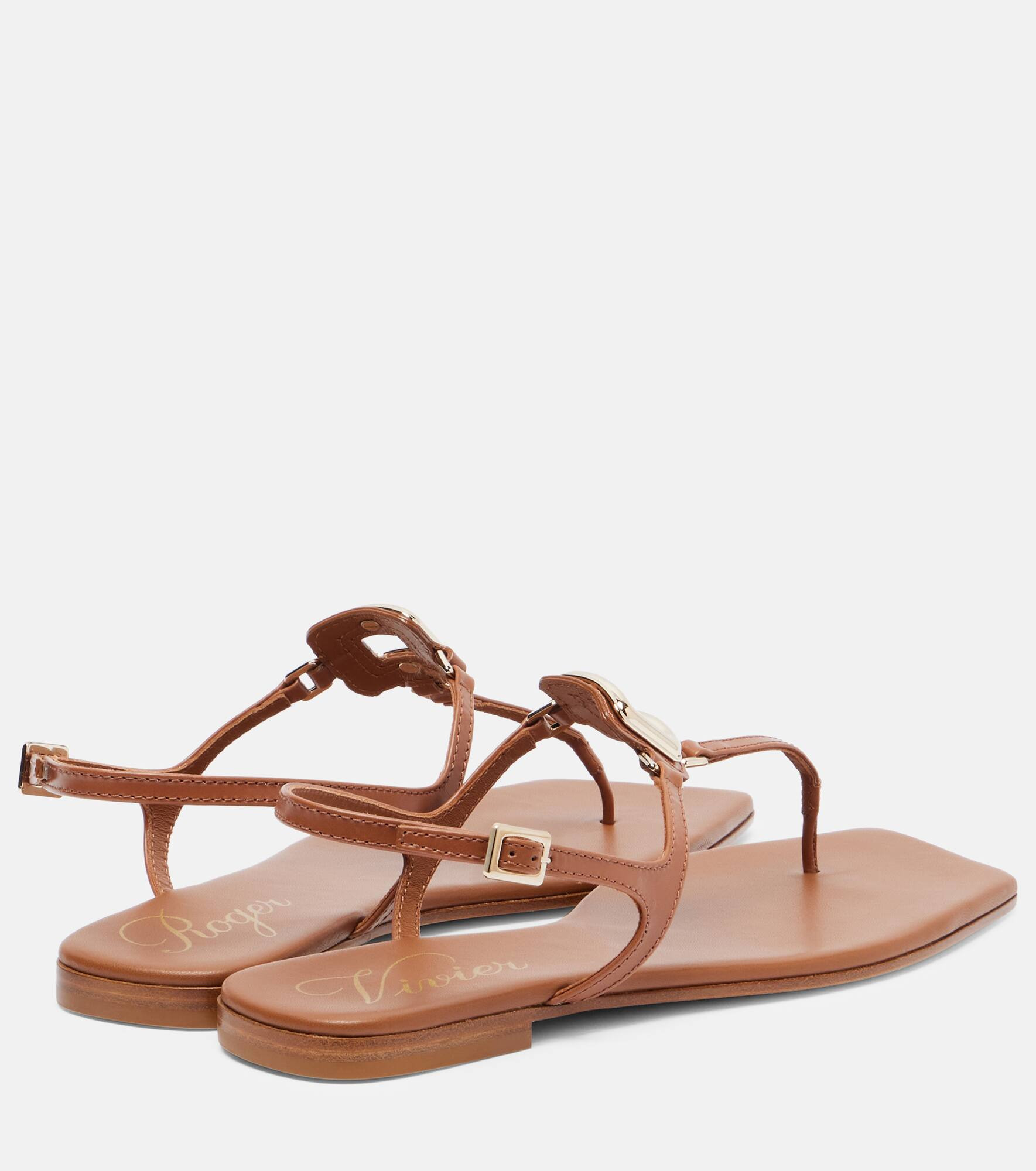 Viv' By The Sea leather thong sandals - 2