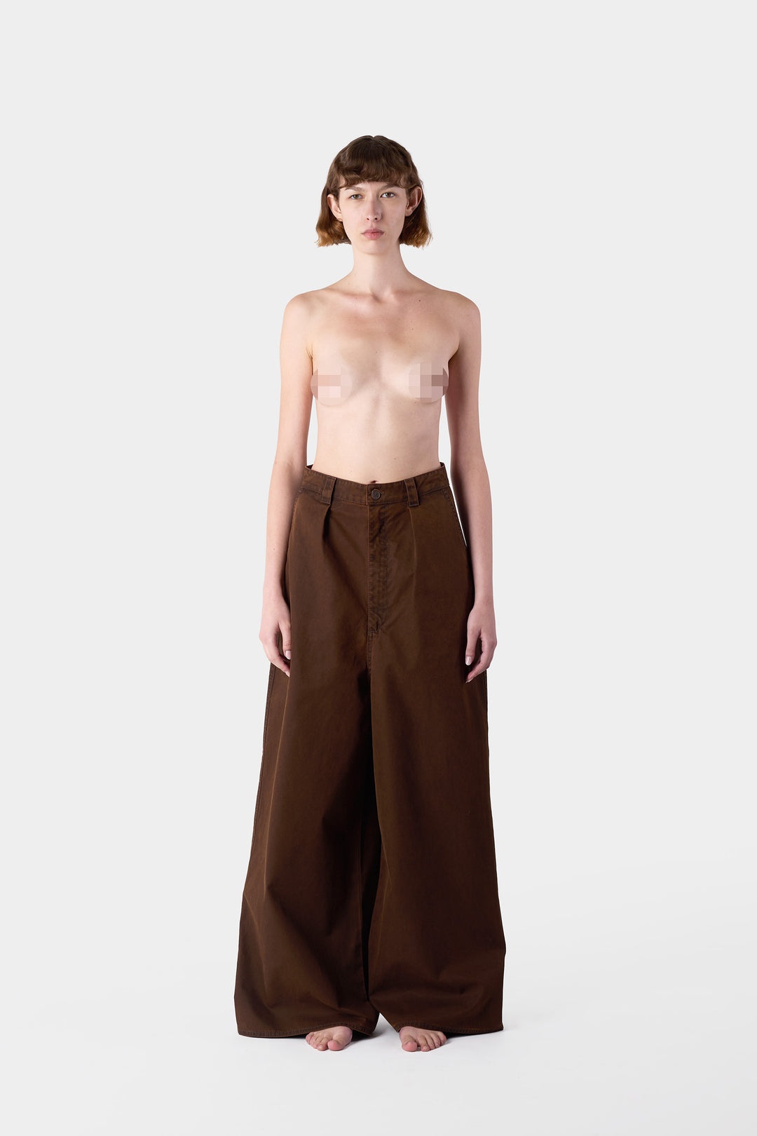 EXTRA OVER PANTS / brown - 1