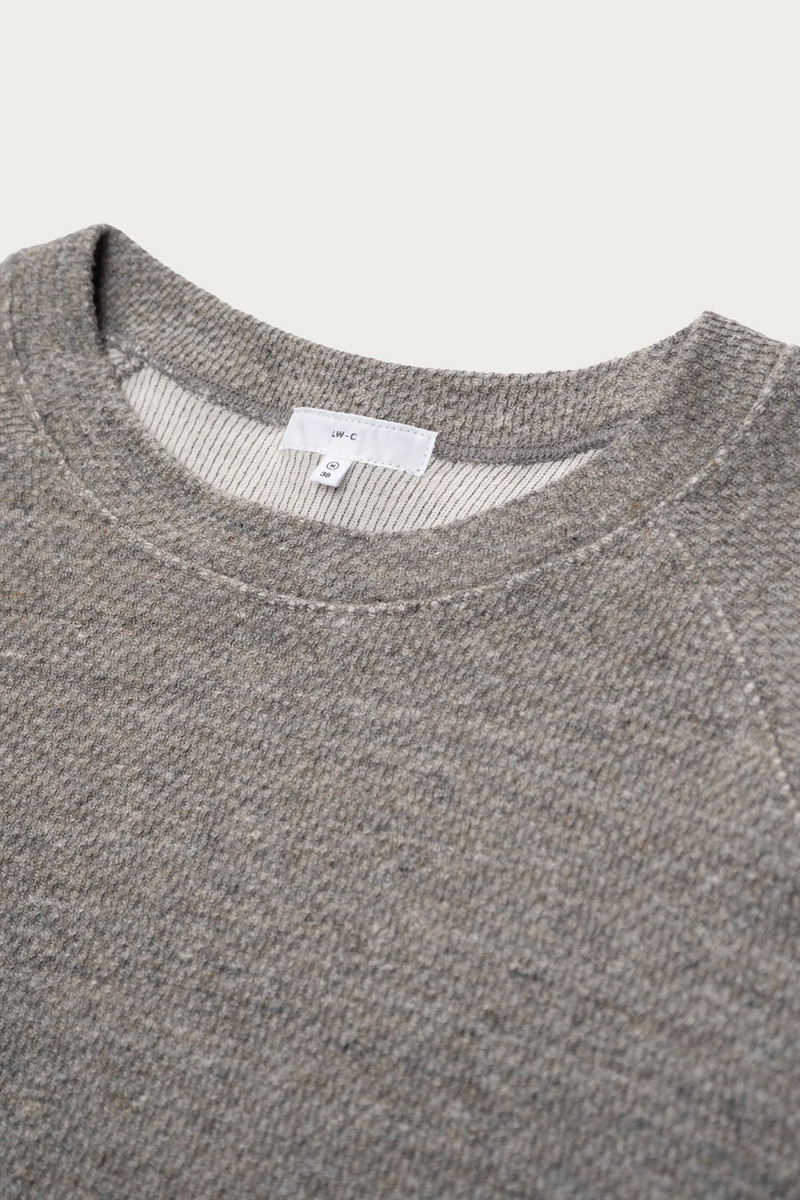 LADY WHITE CO. Raglan Thermal - Grey Melange outlook