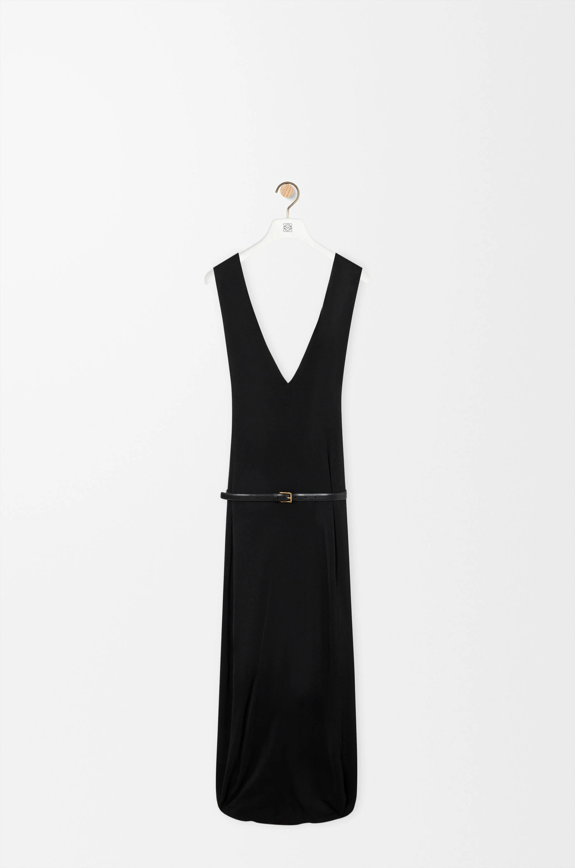 Draped dress in viscose - 1
