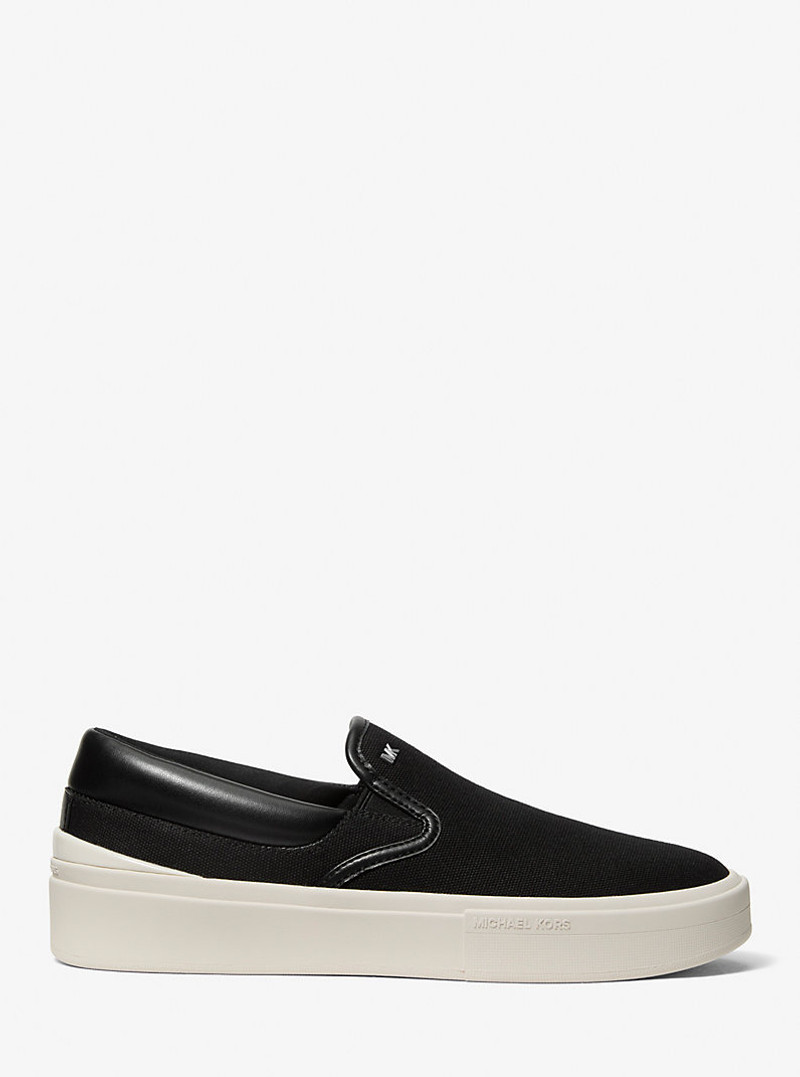 MICHAEL KORS Eddie Cotton Canvas Slip-On Sneaker outlook