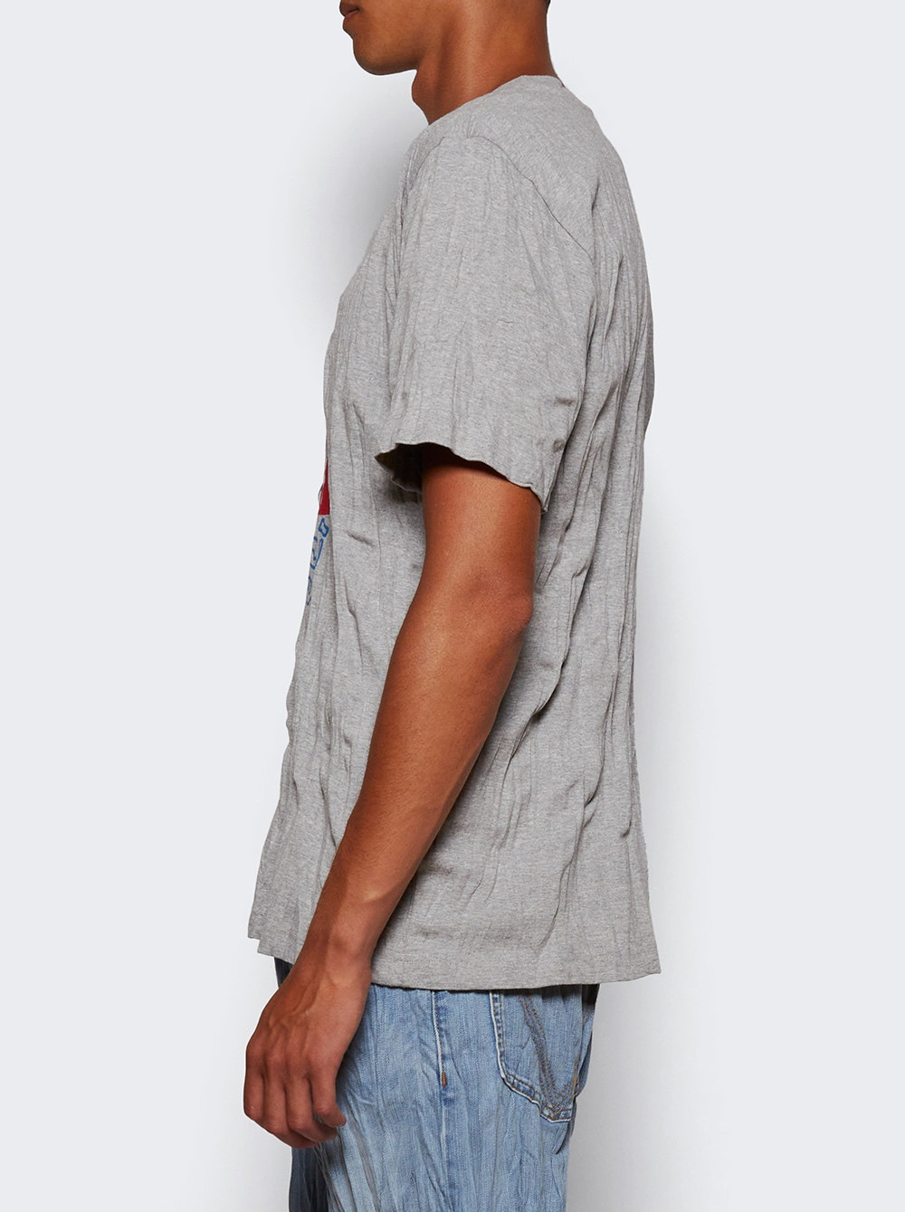 Crushed Tee Light Grey Melange - 3