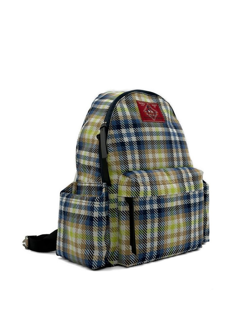 Vivienne Westwood tartan-pattern backpack outlook
