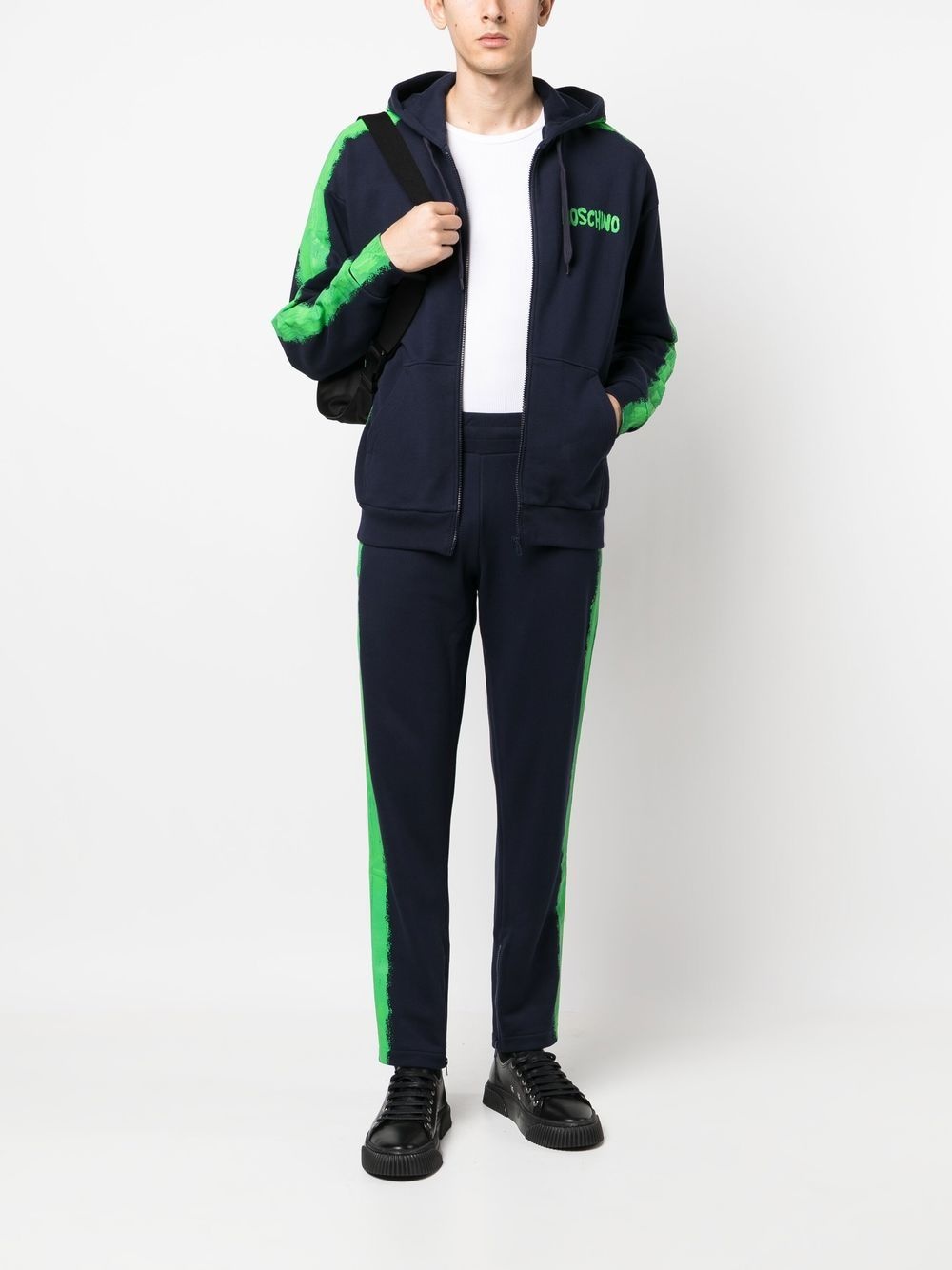 side-stripe track pants - 2