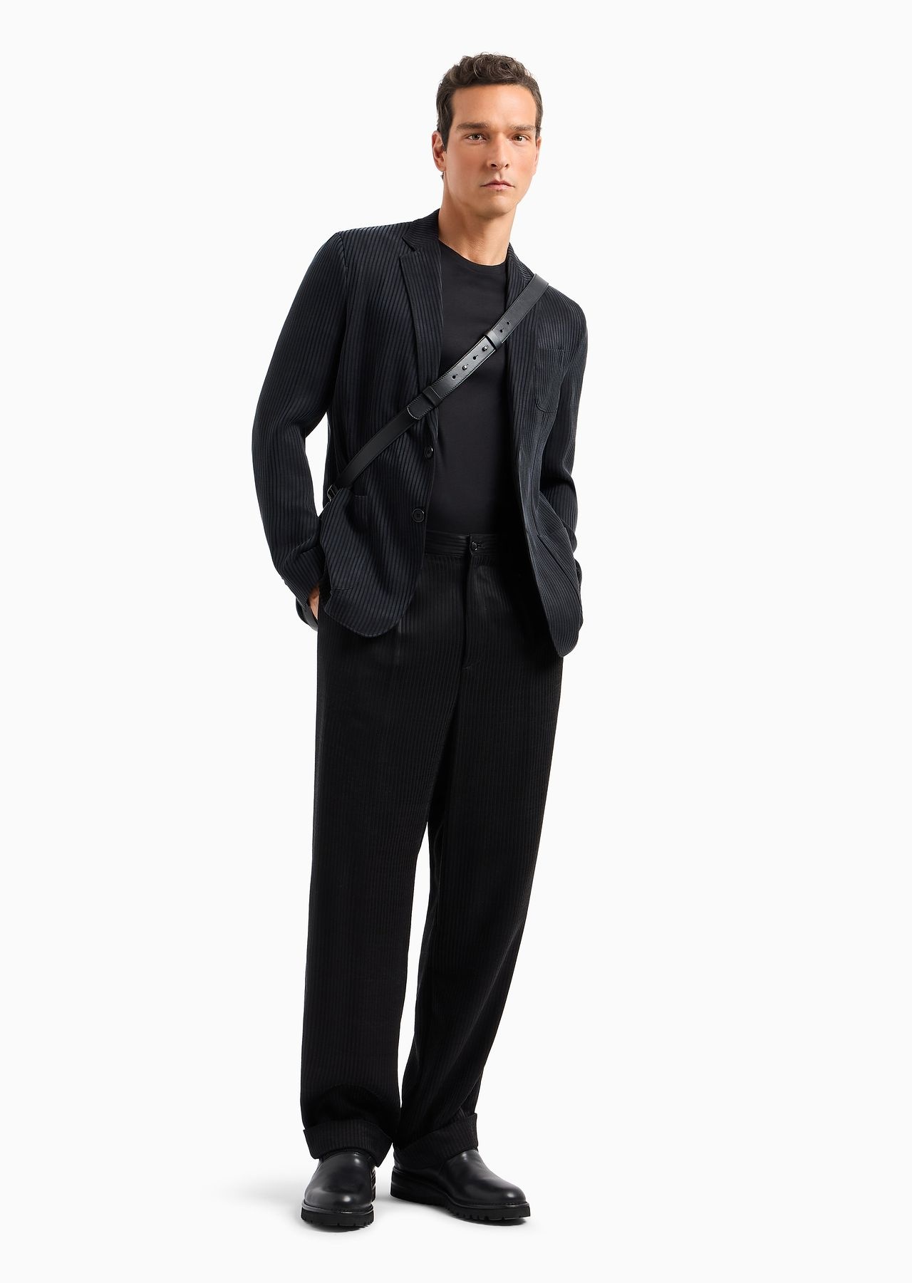 Upton line single-breasted cupro jacket - 4
