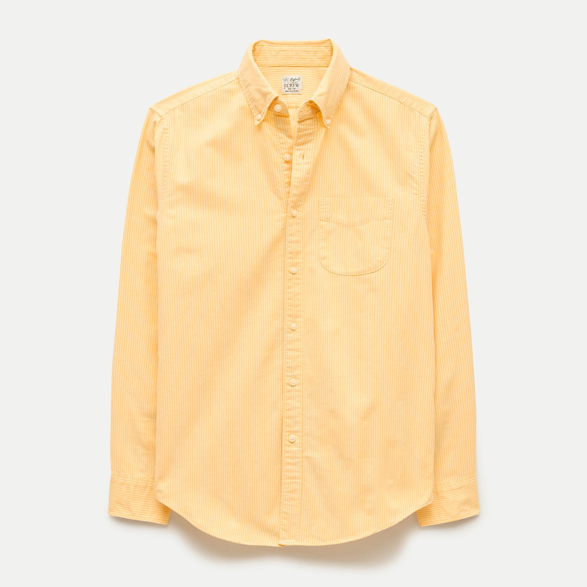 Broken-in organic cotton oxford shirt - 1