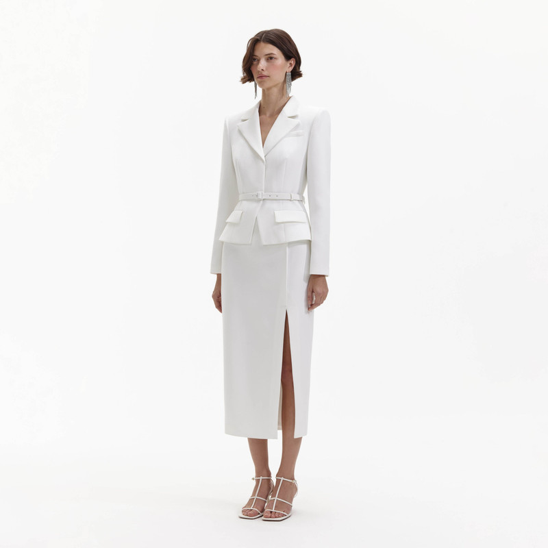 puff sleeve cut out midi dress Women Solid Blue Off-Shoulder Neck Puff Sleeves Cut-Out Asymmetrical Hem A-Line  Midi Dress