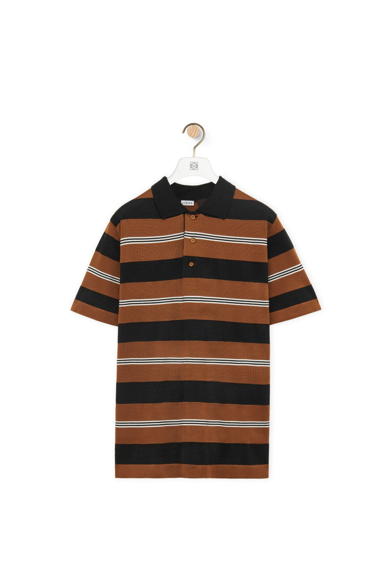 Polo sweater in silk 1