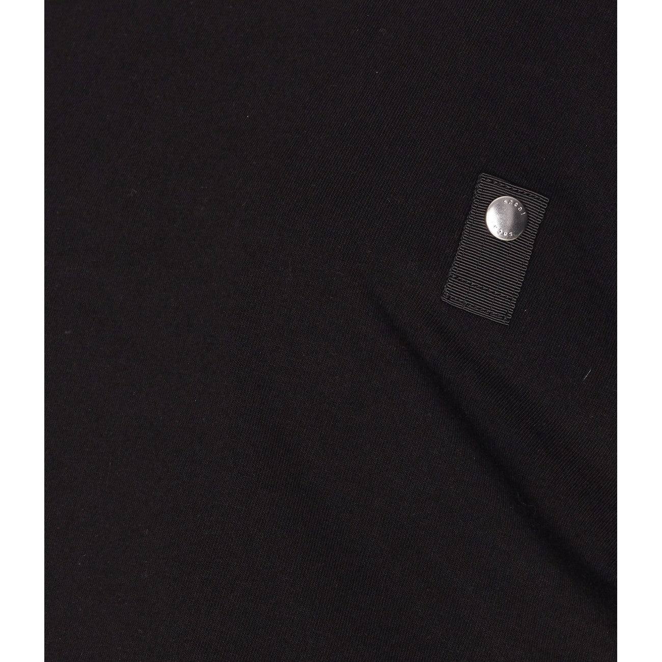 Sacai Women Cotton Jersey X Nylon Twill T-Shirt - 3