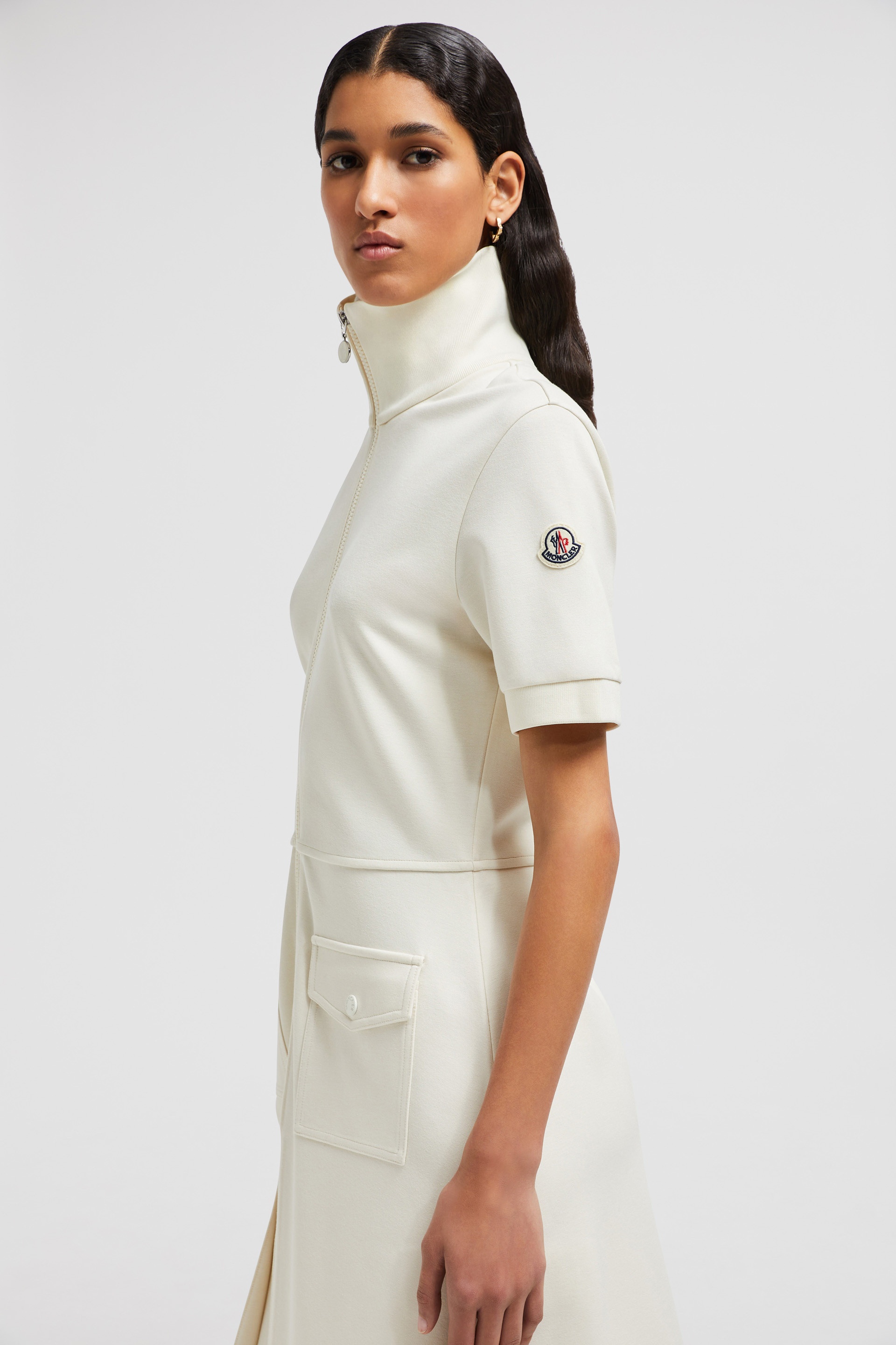 ★【MONCLER】Abito polo in spugna di cotone★ ポロドレス ★【MONCLER】Abito cotone★ polo in ポロドレス di spugna