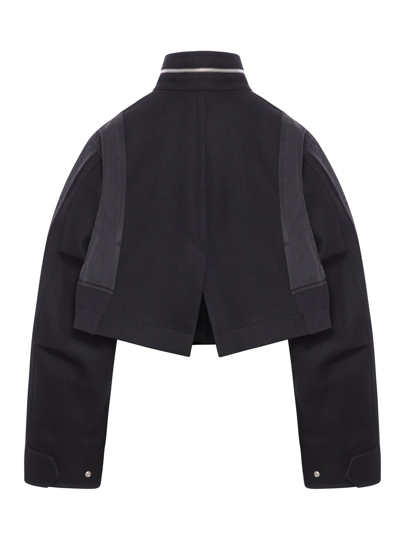 sacai MELTON X NYLON WOOL TWILL JACKET | suitnegozi | REVERSIBLE