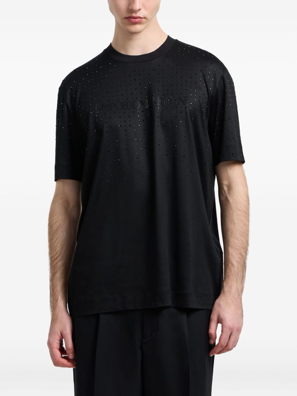 crystal-embellished T-shirt - 2
