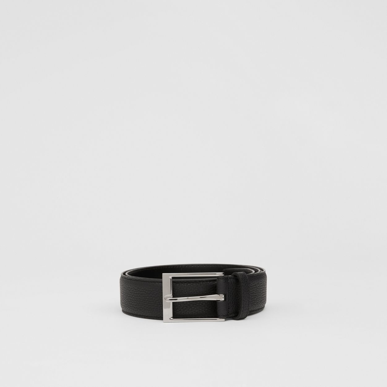 Grainy Leather Belt - 4