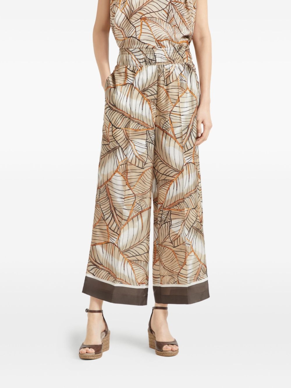 Papyrus-print trousers - 3