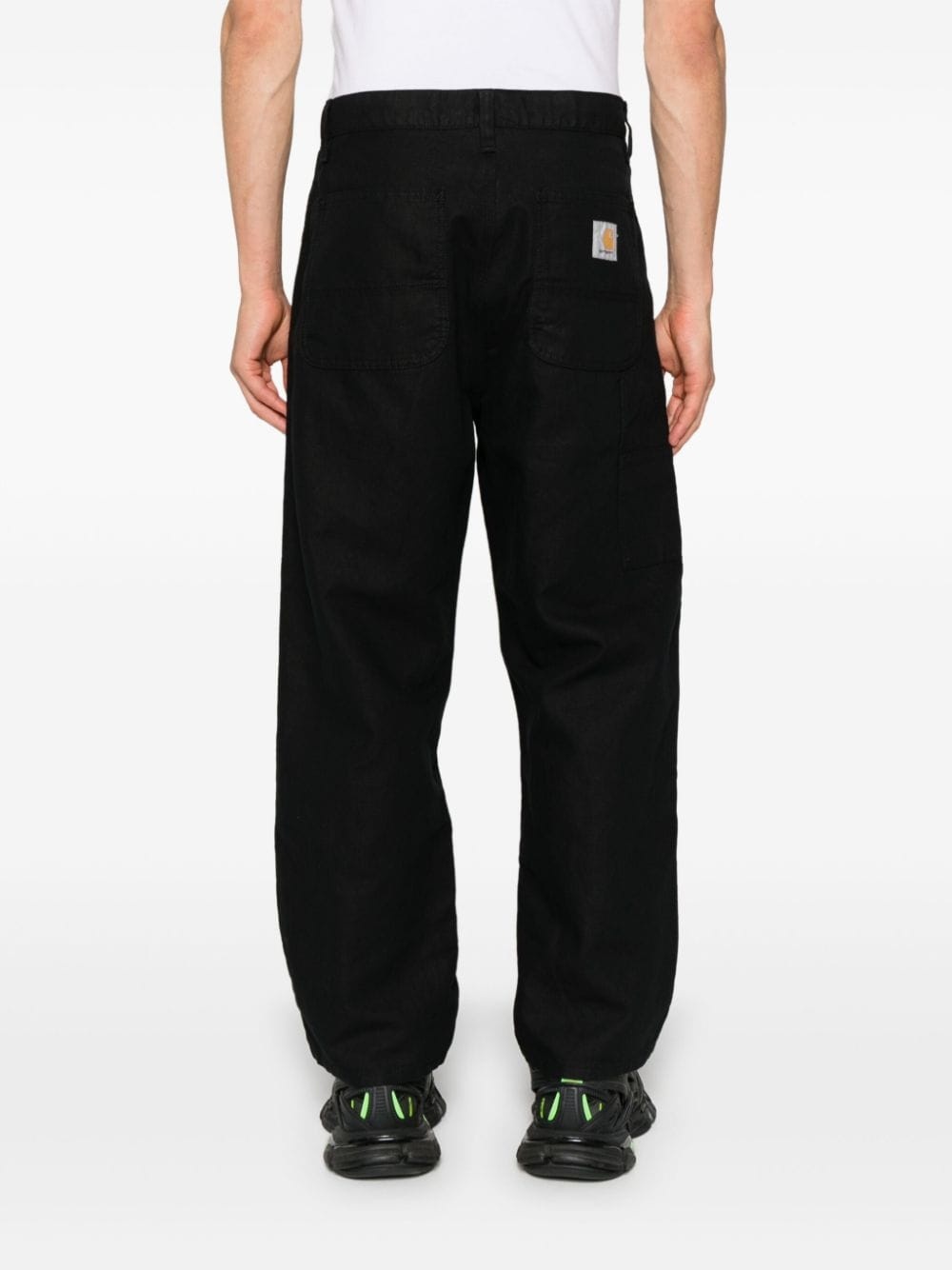 Walter Double-Knee tapered-leg trousers - 4