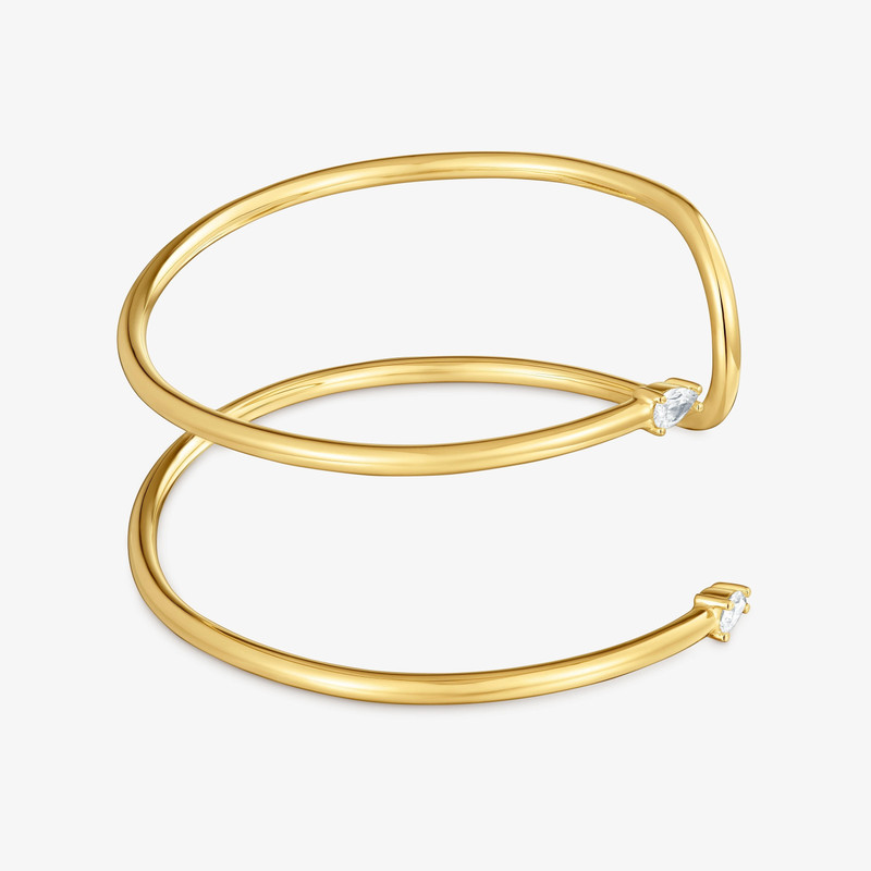 TOUS Bangle with 18K gold vermeil and laboratory-grown diamonds Lio LGD outlook