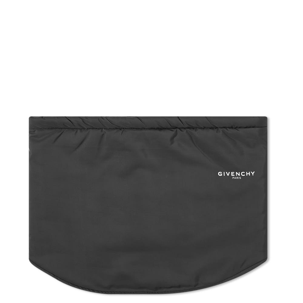 Givenchy Logo Fleece Gaiter Scarf - 1