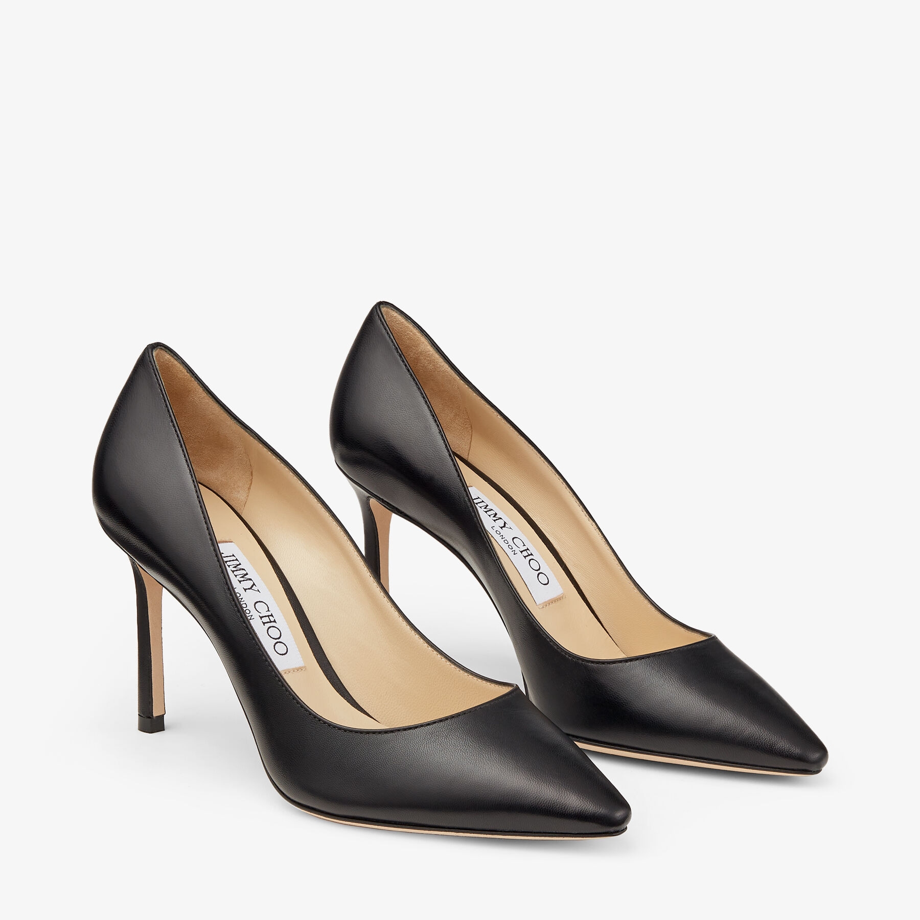 Romy 85
Black Kid Leather Pointy Toe Pumps - 2