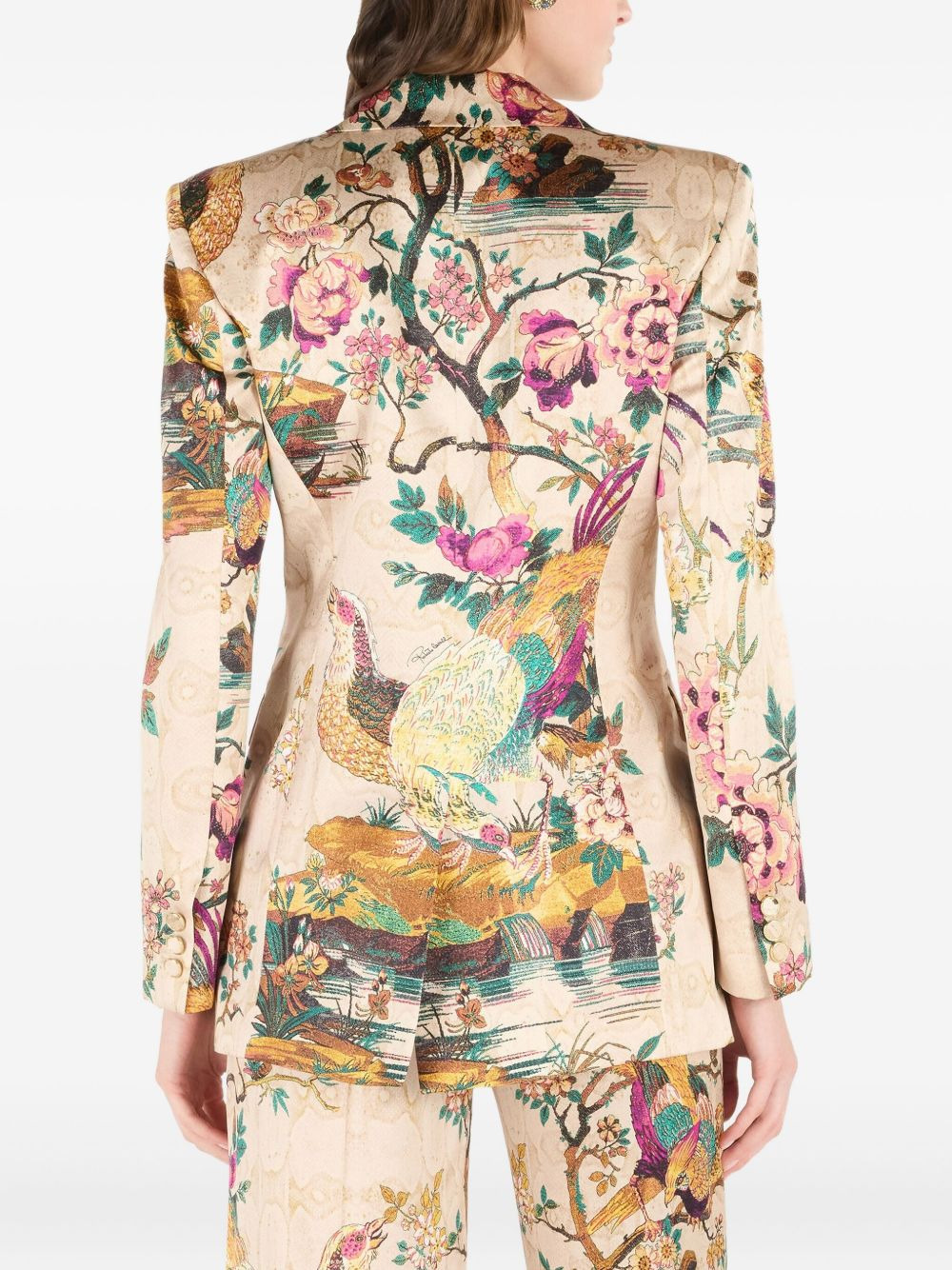 floral-print jacket - 4