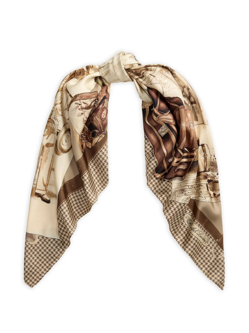 Ralph Lauren printed silk bandana outlook