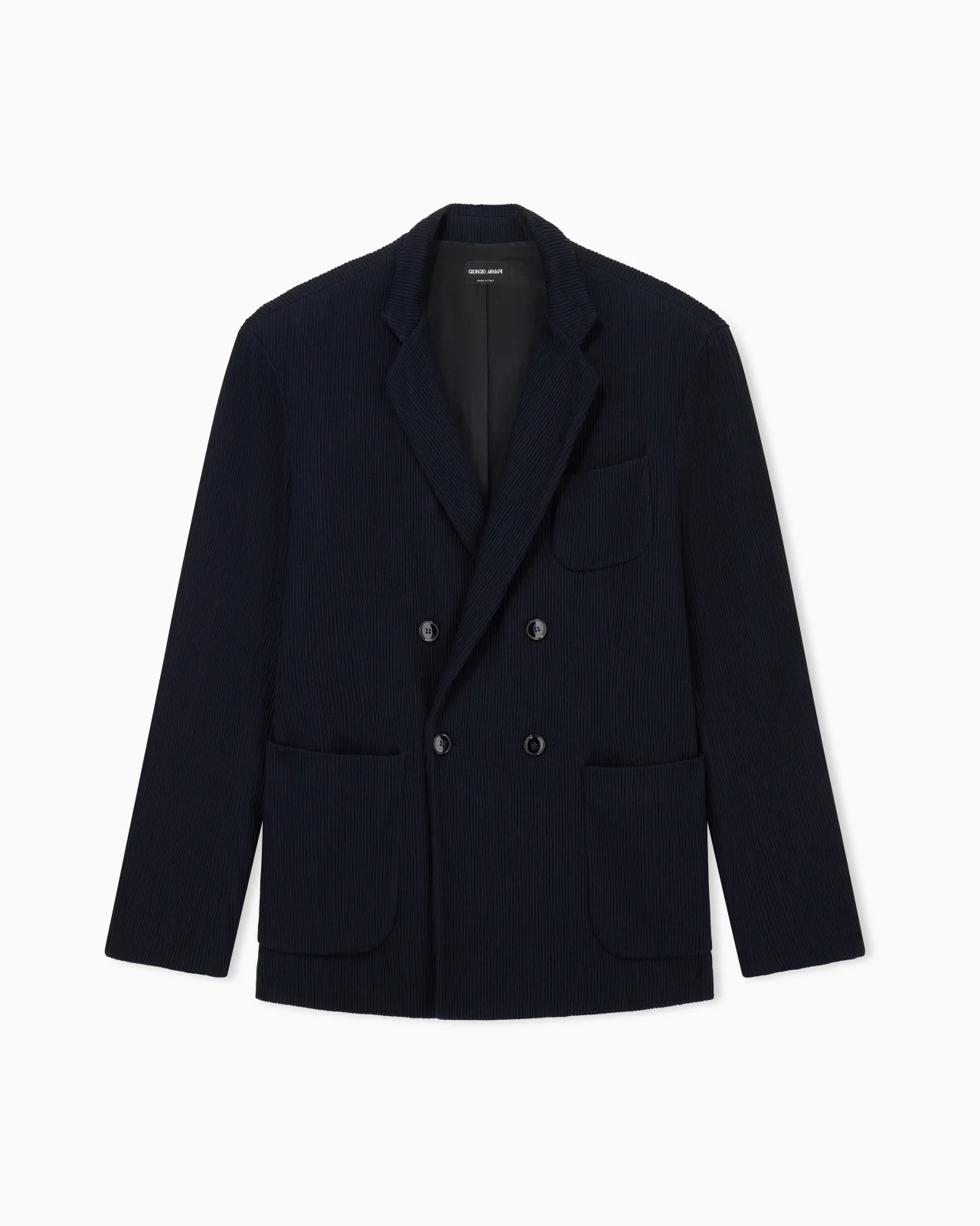 BLAZER REGULAR FIT IN SEERSUCKER JERSEY - 1