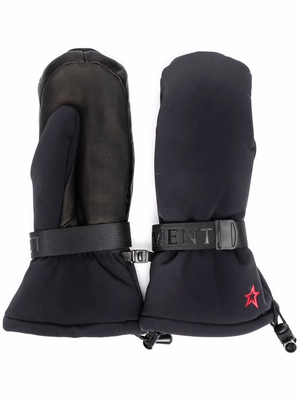padded ski-style gloves - 1