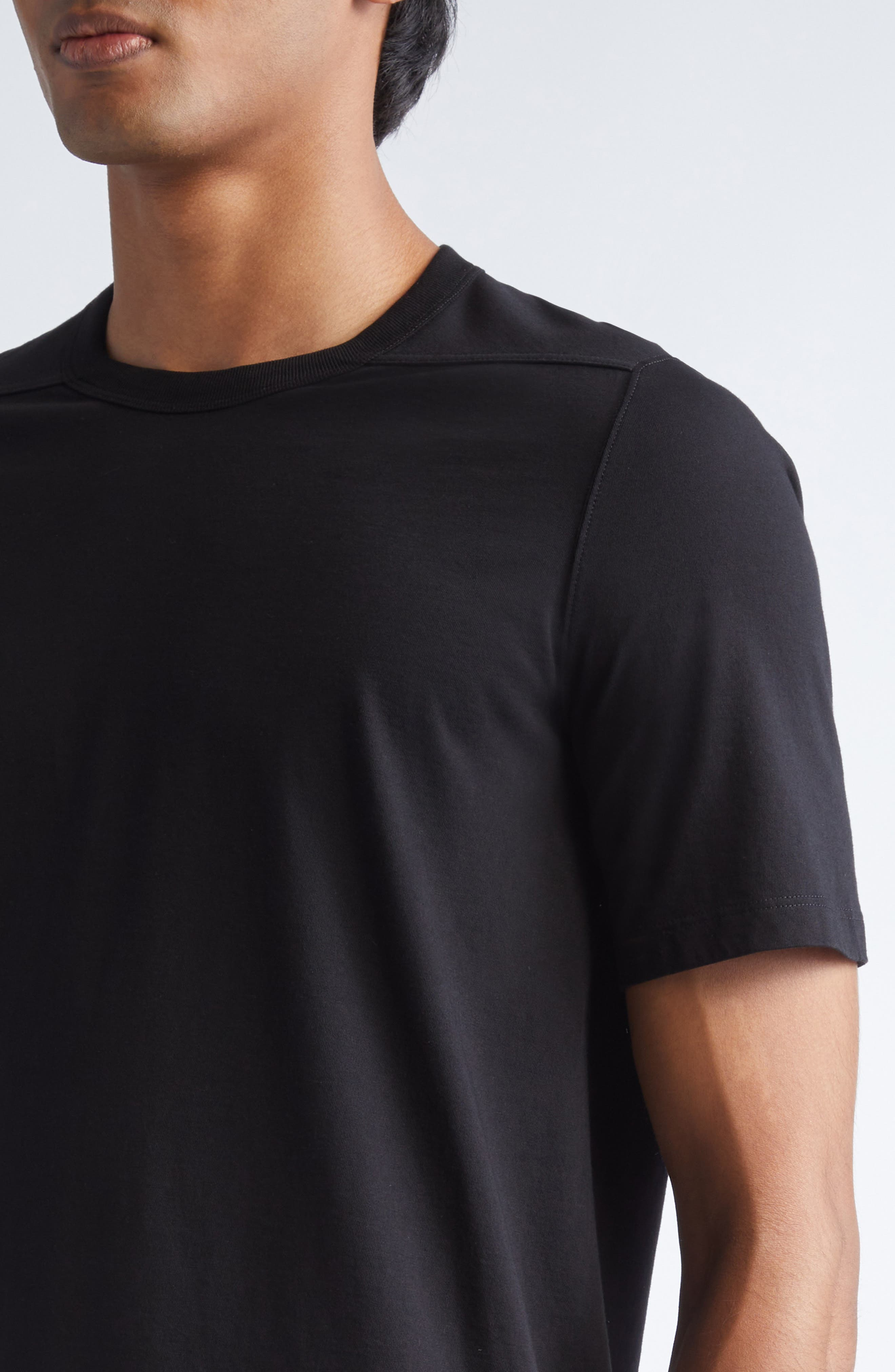 Rick Owens Level Seam T-Shirt in Black at Nordstrom - 5