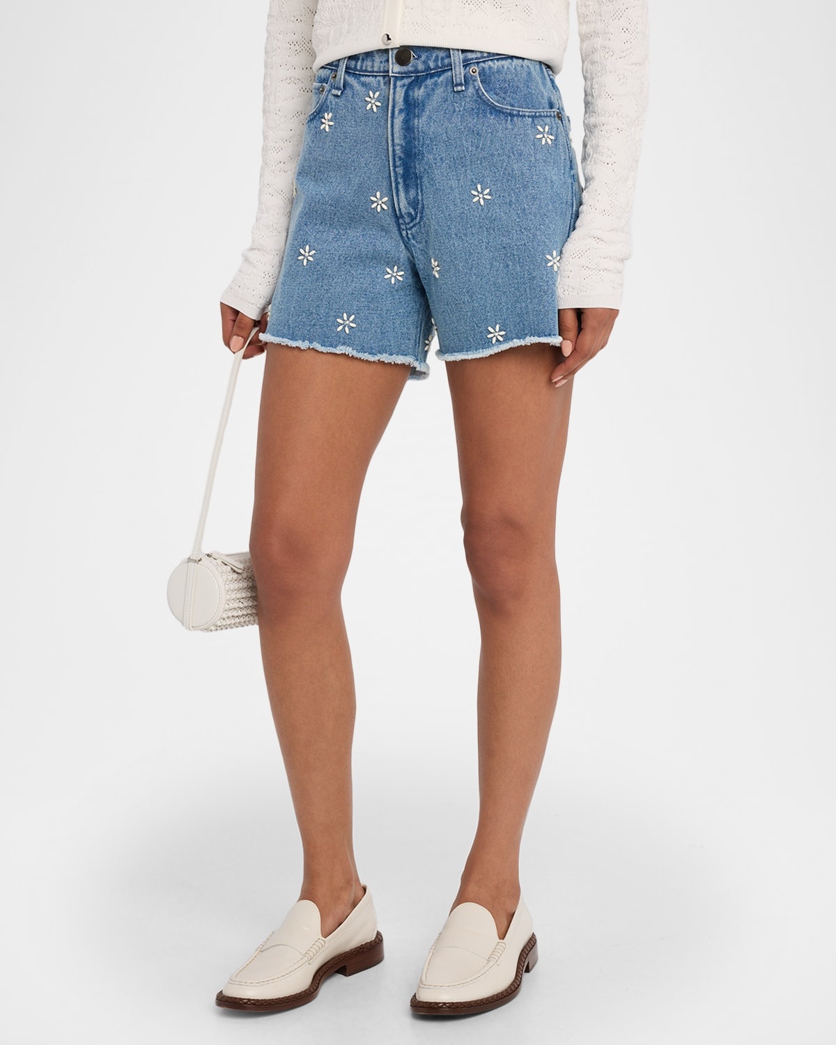 Aspen Embellished Denim Shorts - 4