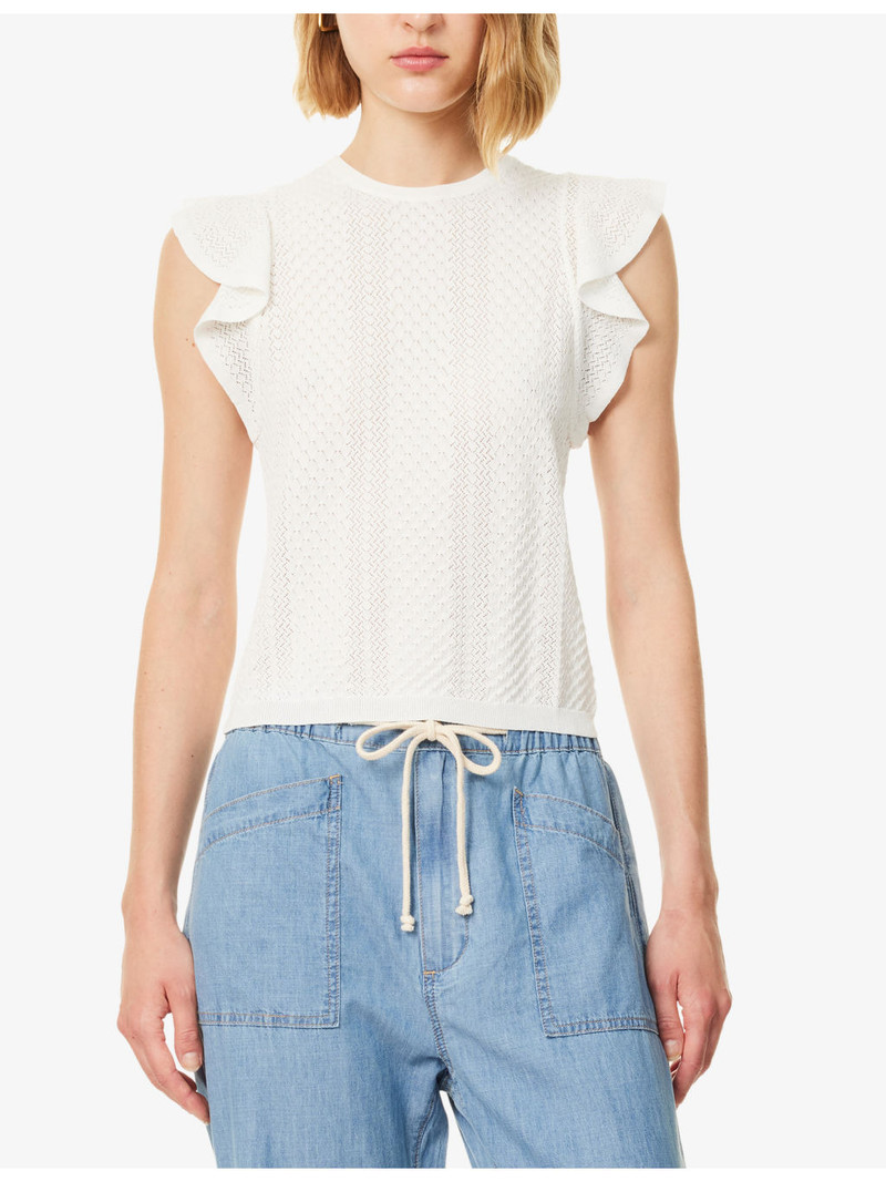 Margo Ruffle Viscose Top 3