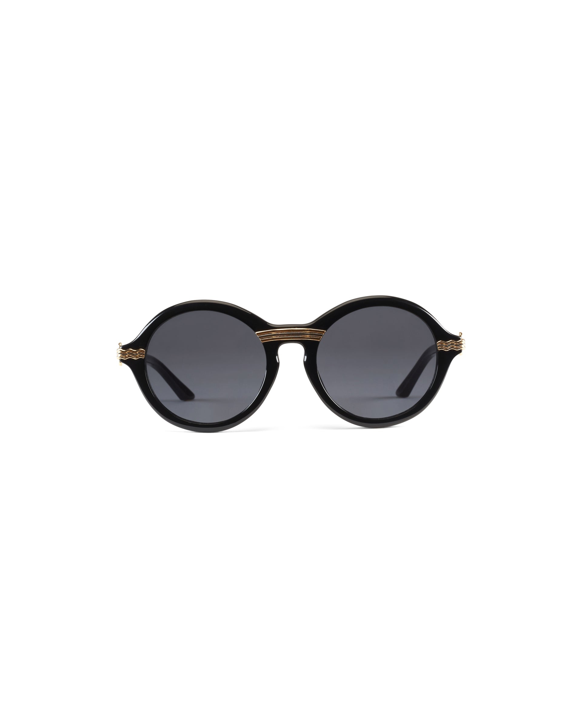 Tajer Black & Gold Sunglasses - 2