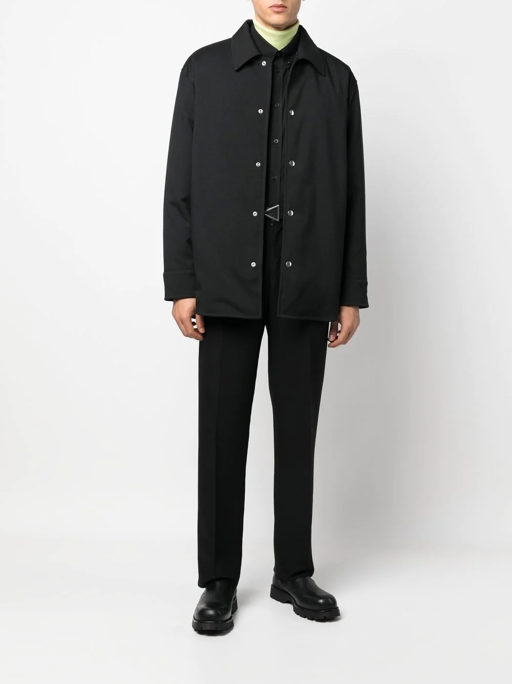 drop-shoulder shirt jacket - 2