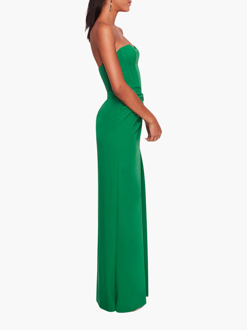 TWIST CREPE COLUMN GOWN 3