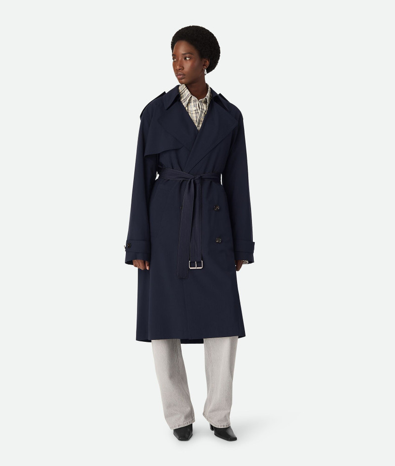 Fine Wool Trench Coat - 1