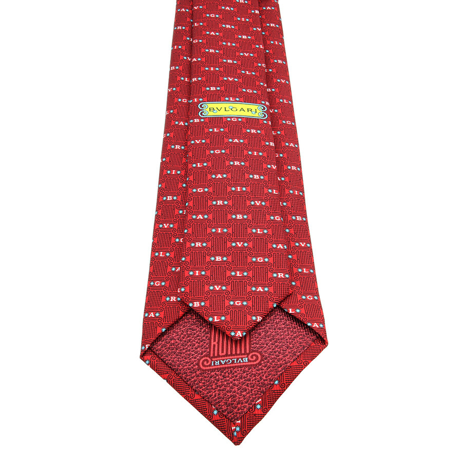 Bvlgari Logomania Palatino Jacquard Silk Tite - 3