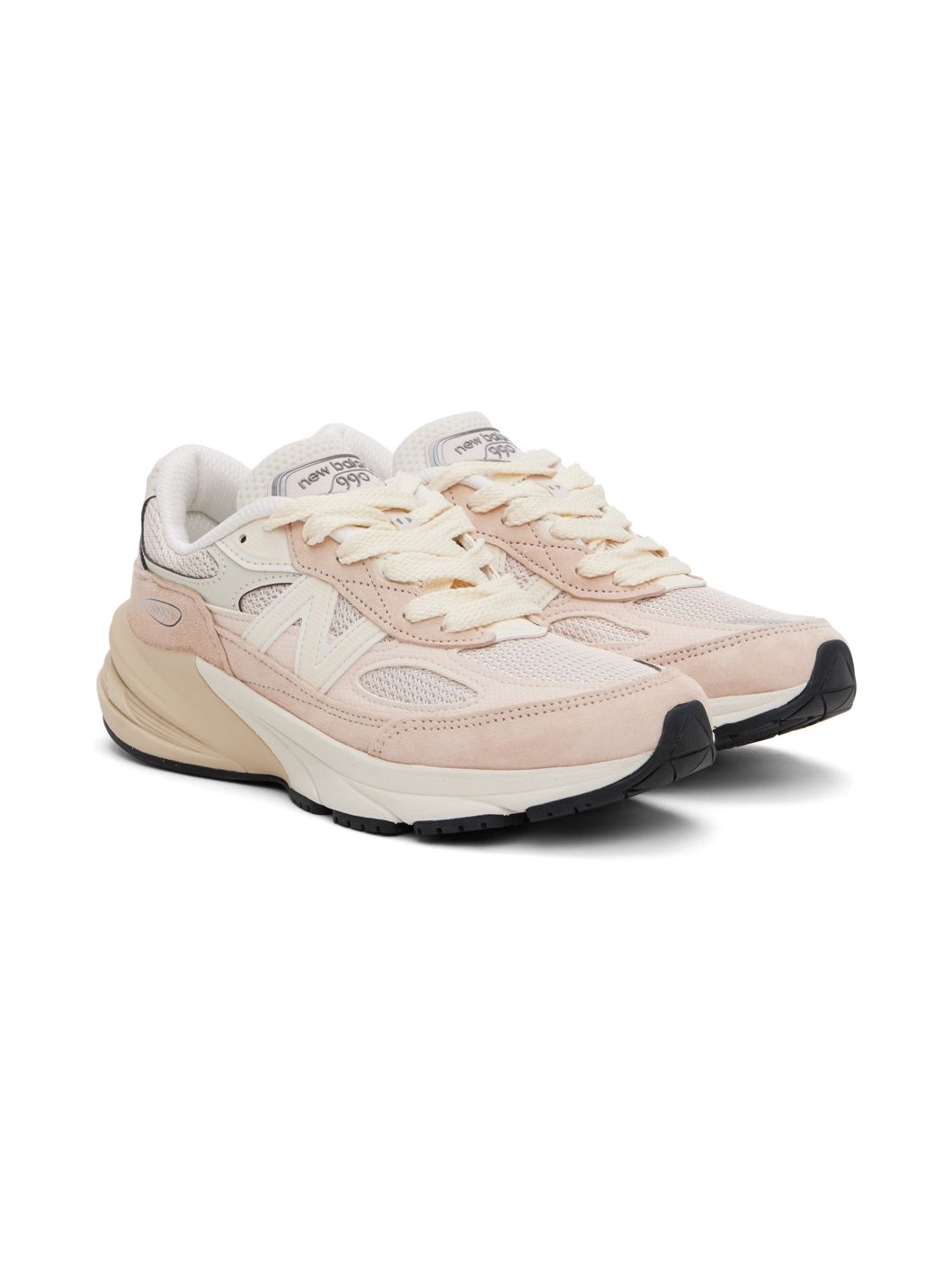 Pink & Beige 'Made in USA' 990v6 Sneakers - 4
