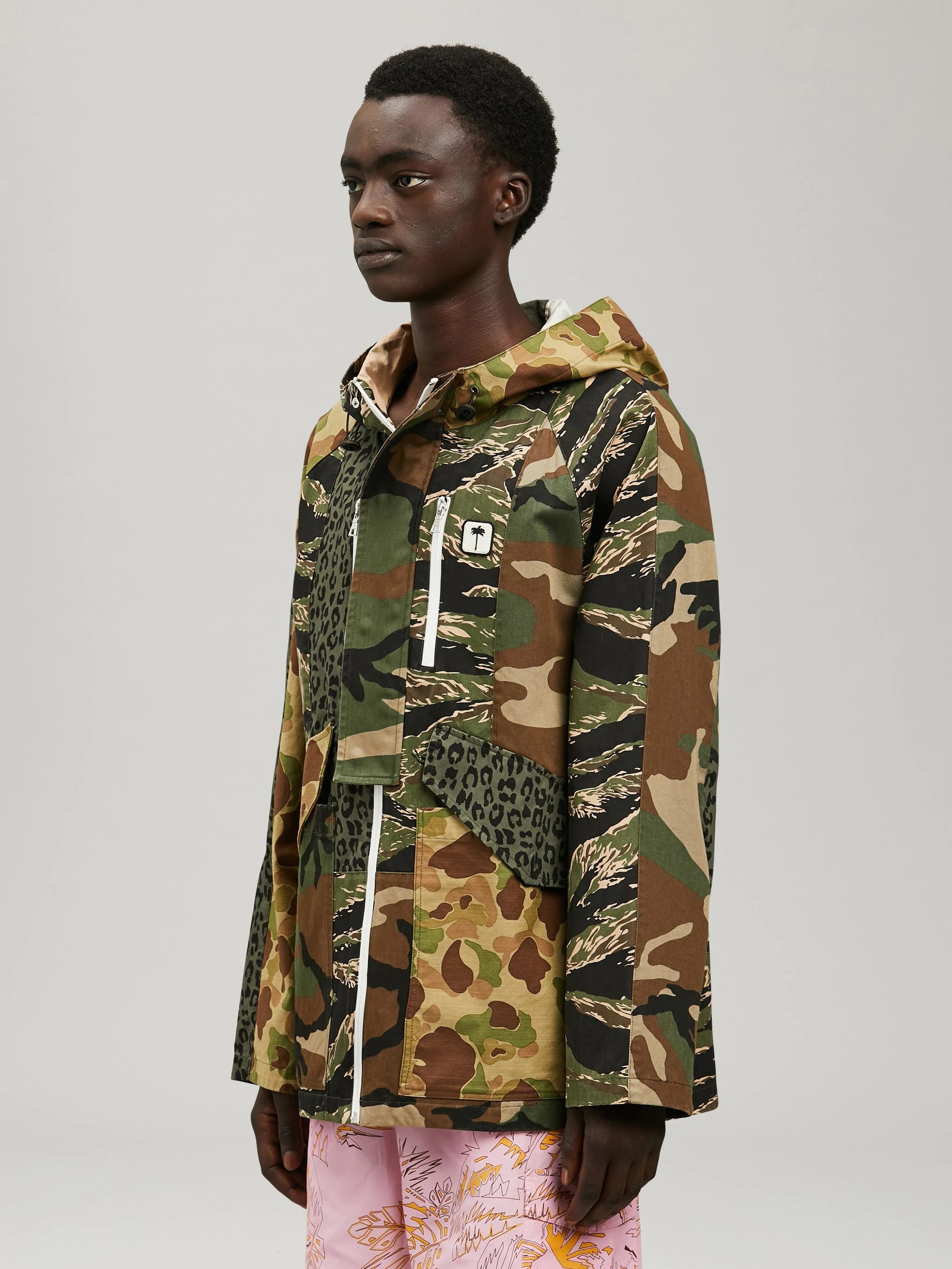 SHORT PARKA PXP MIXED PRINT - 4