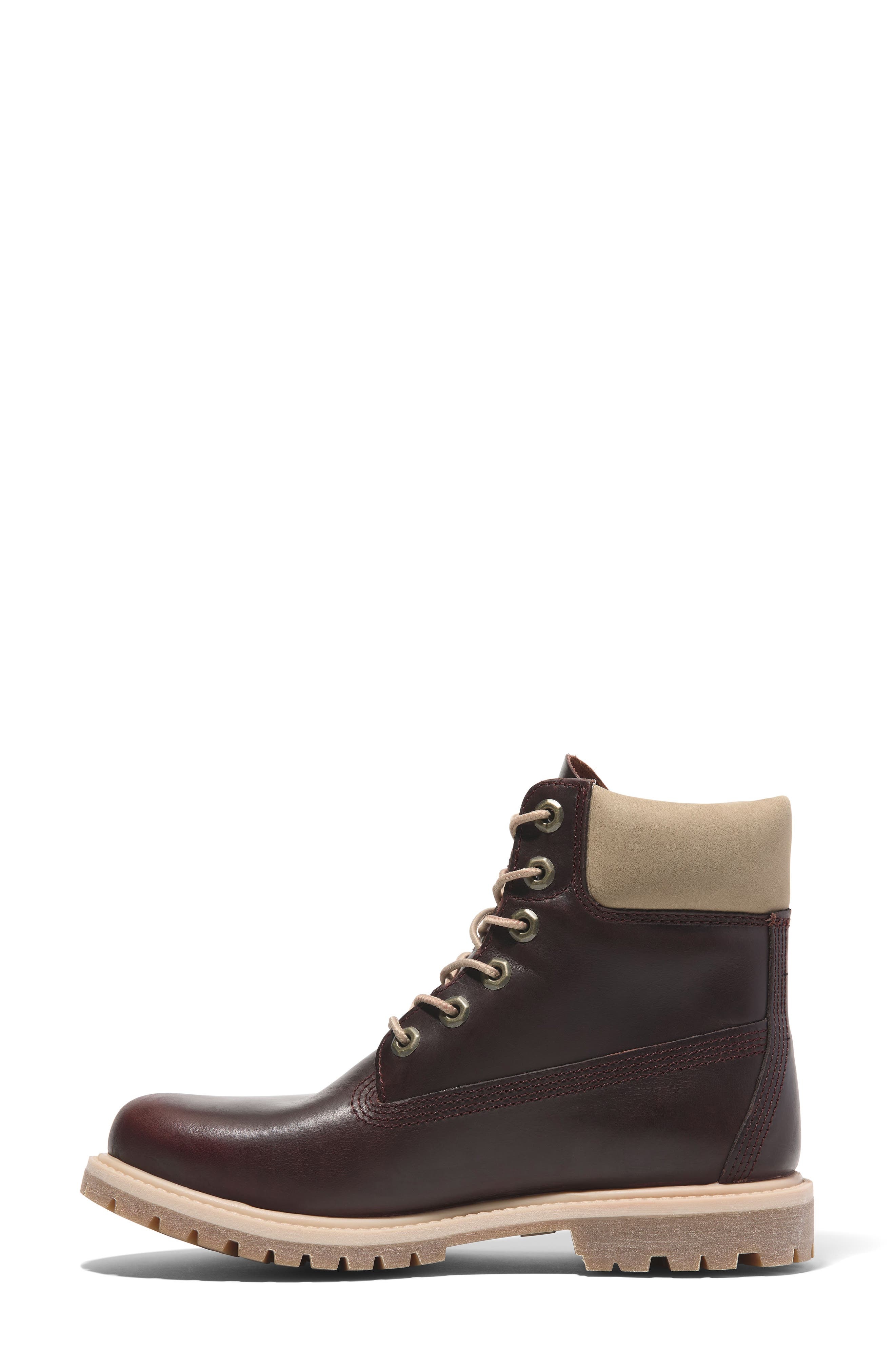 Timberland Premium Waterproof Boot in Burgundy Full Grain at Nordstrom - 8
