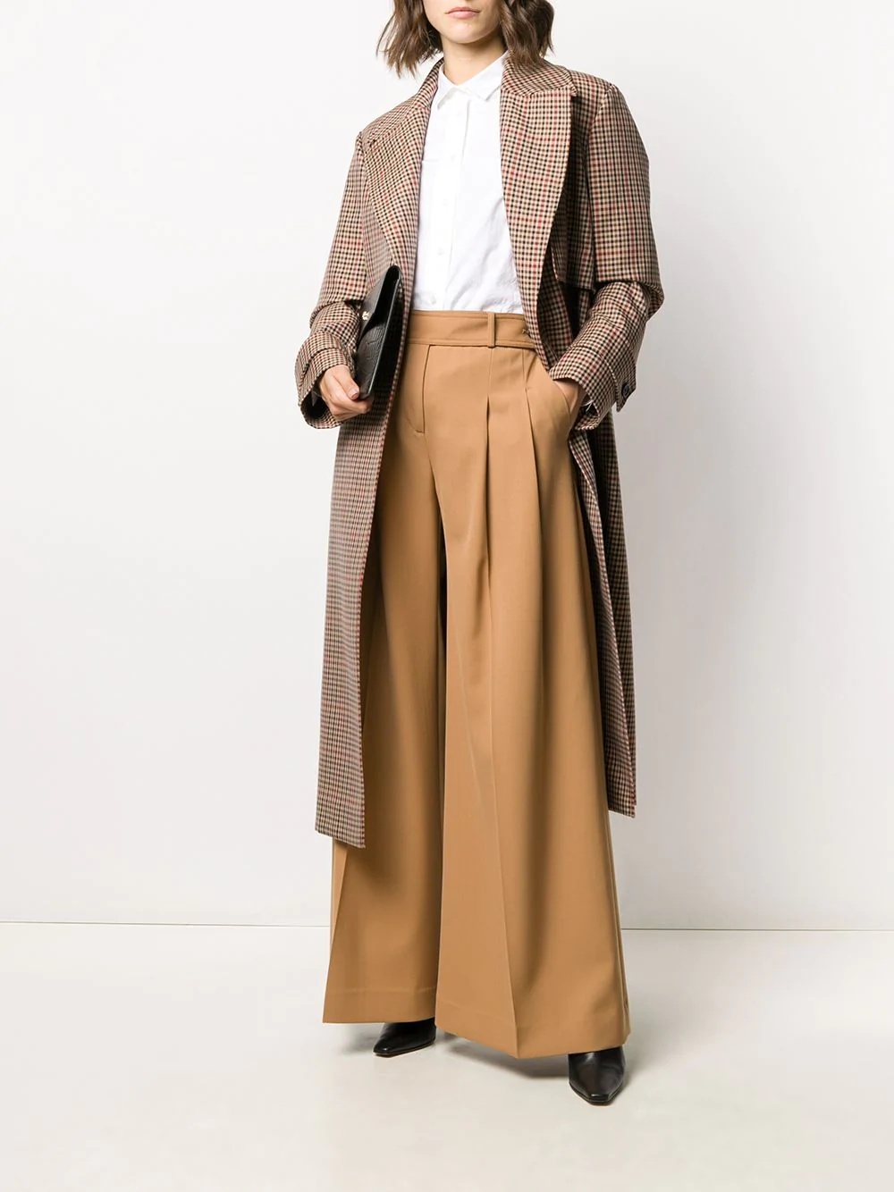 high-rise wide leg trousers - 2