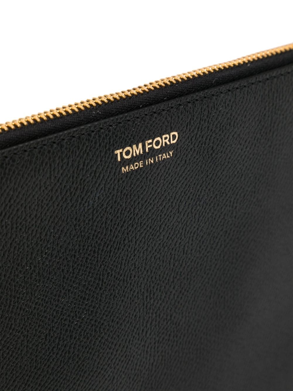 TOM FORD GCK215YAX844LB999 関税送料込 TOM FORD logo-stamp leather clutch bag | REVERSIBLE