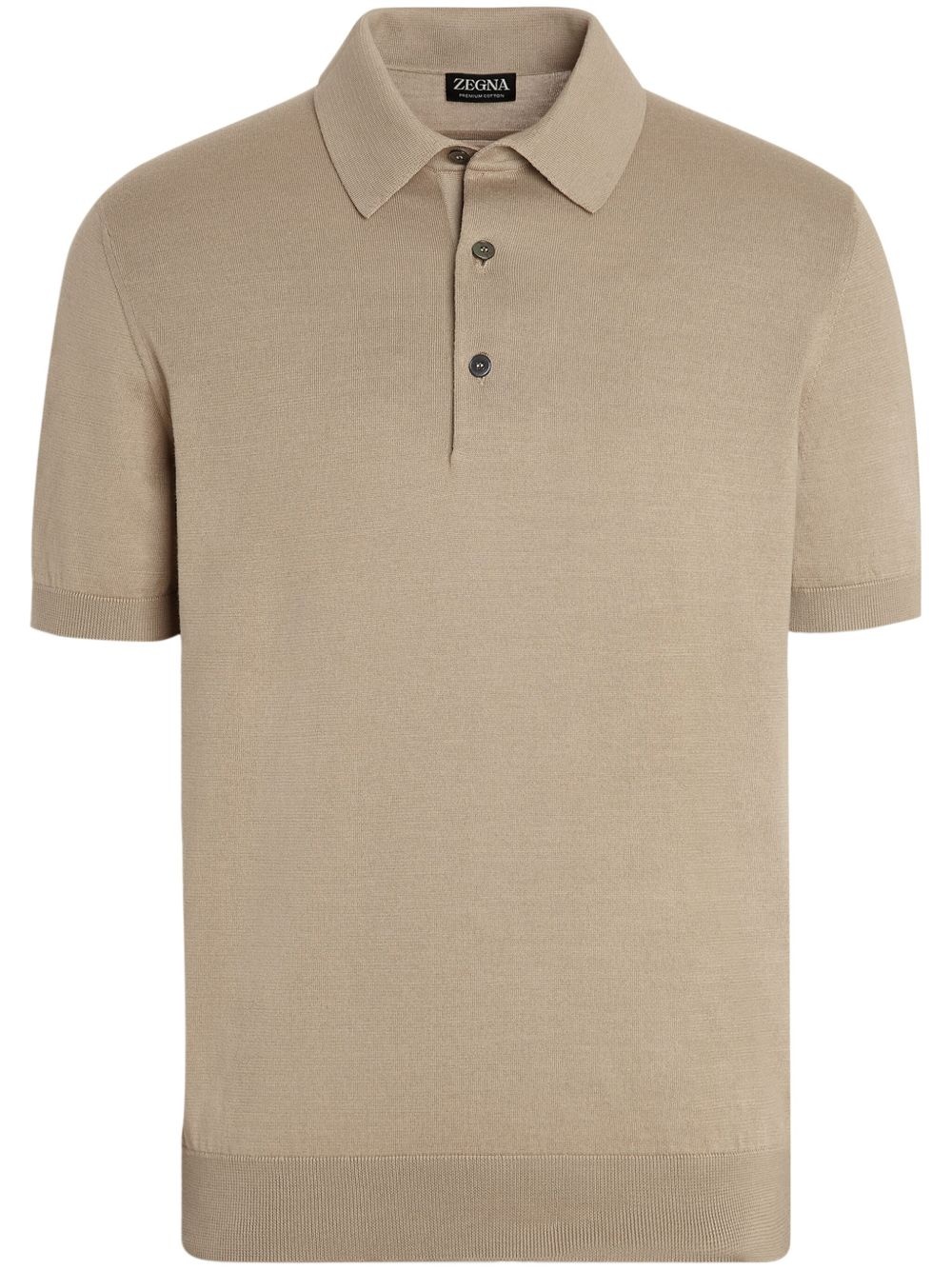cotton polo shirt - 1