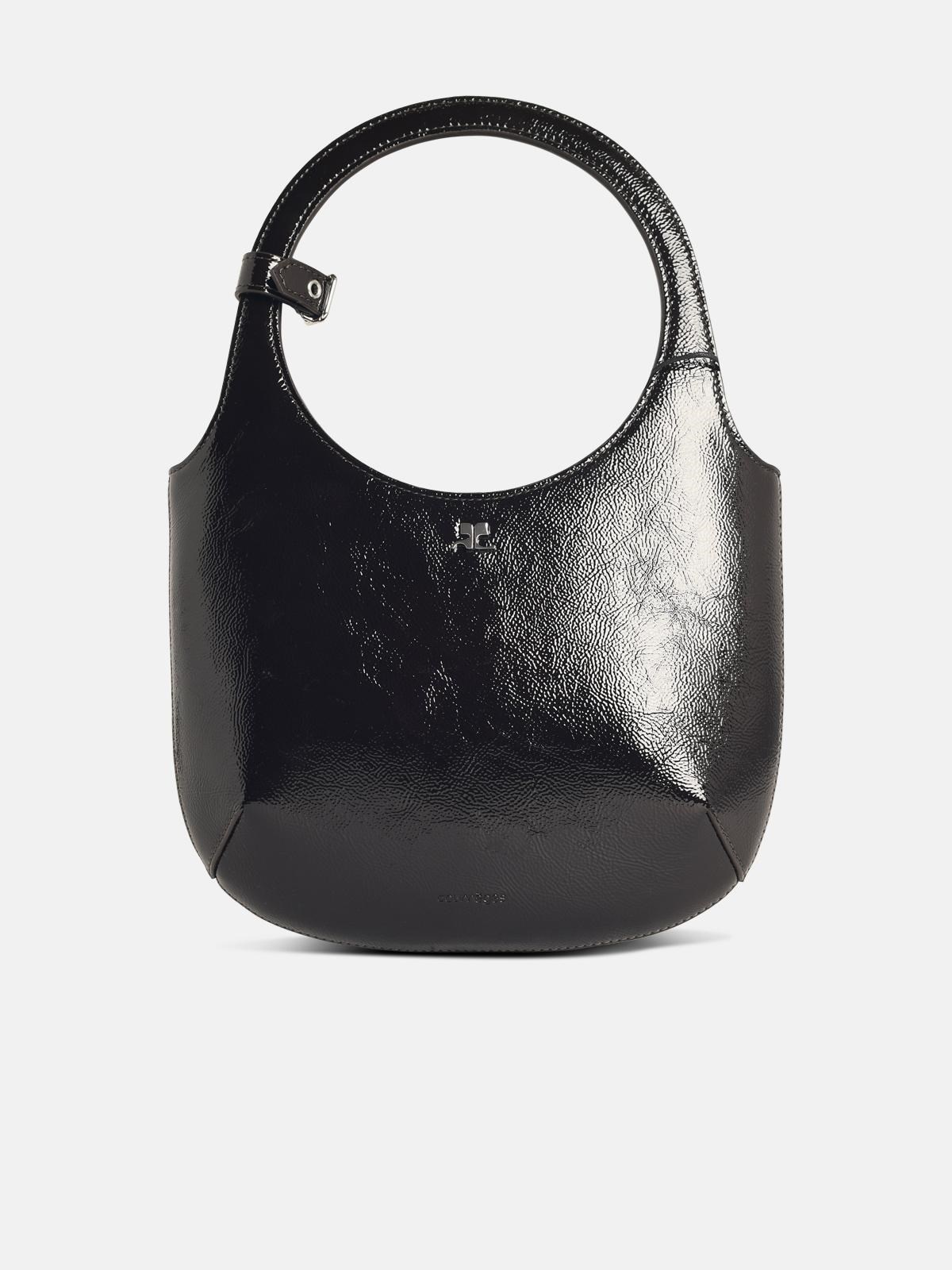 'HOLY NAPLACK' BLACK LEATHER BAG - 1