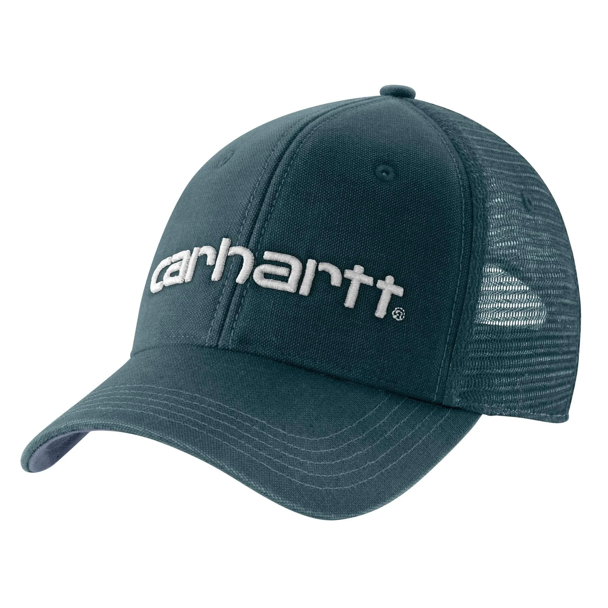 Canvas Mesh-Back Logo Graphic Cap - 1