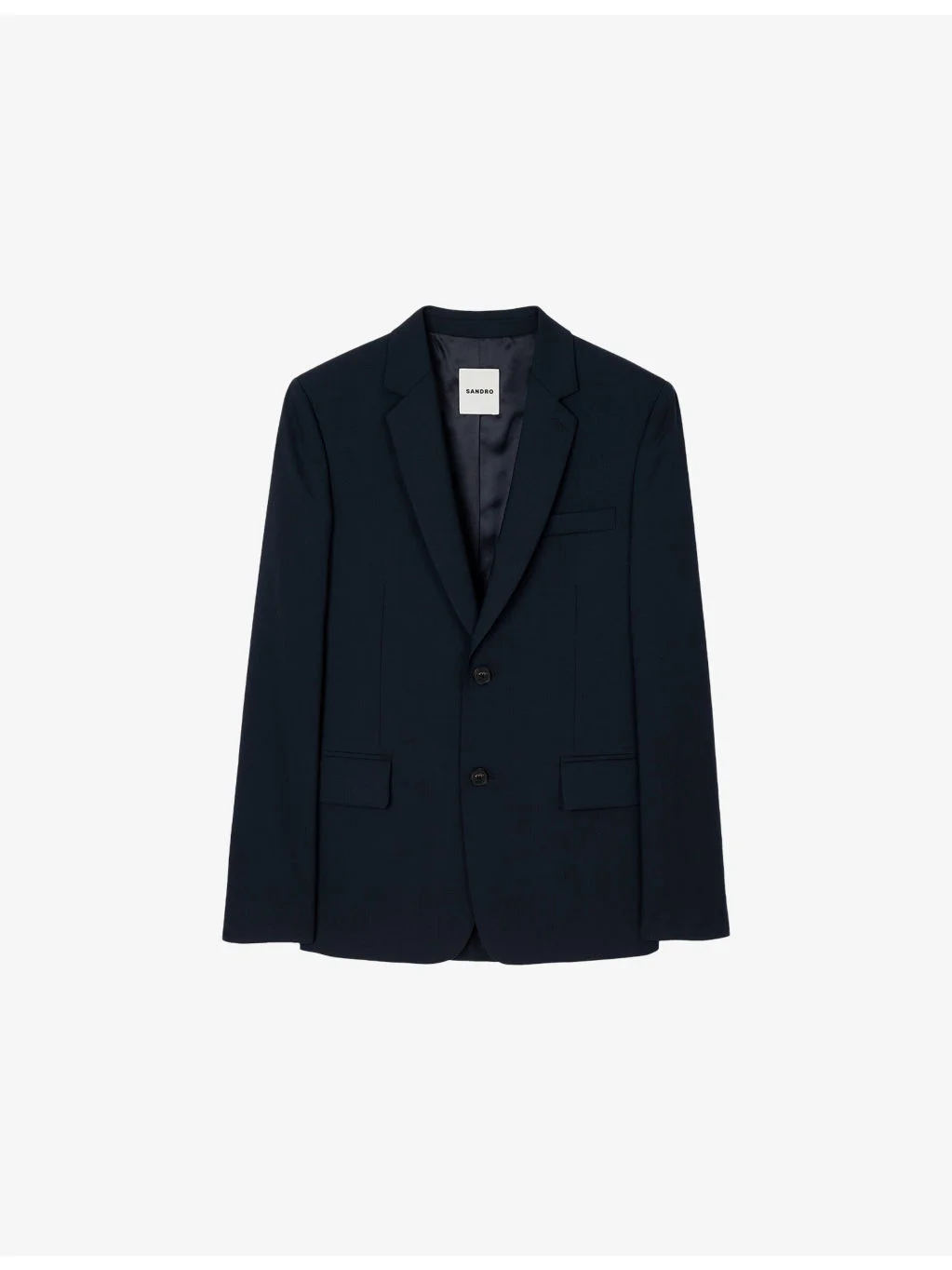 Regular-Fit Single-Breasted Wool Blazer - 1